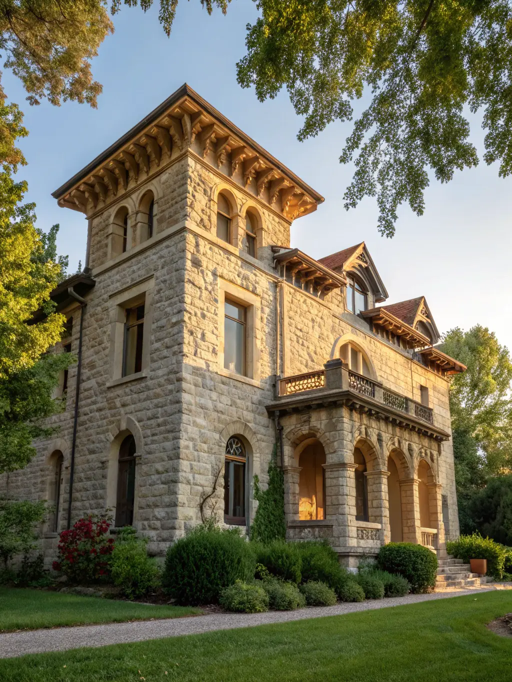 A panoramic view of a restored historical site in Marsilly, showcasing the impact of HISTOIRE ET CULTURE's preservation efforts on the local community.